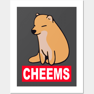 CHEEMS MEME KAWAII Posters and Art